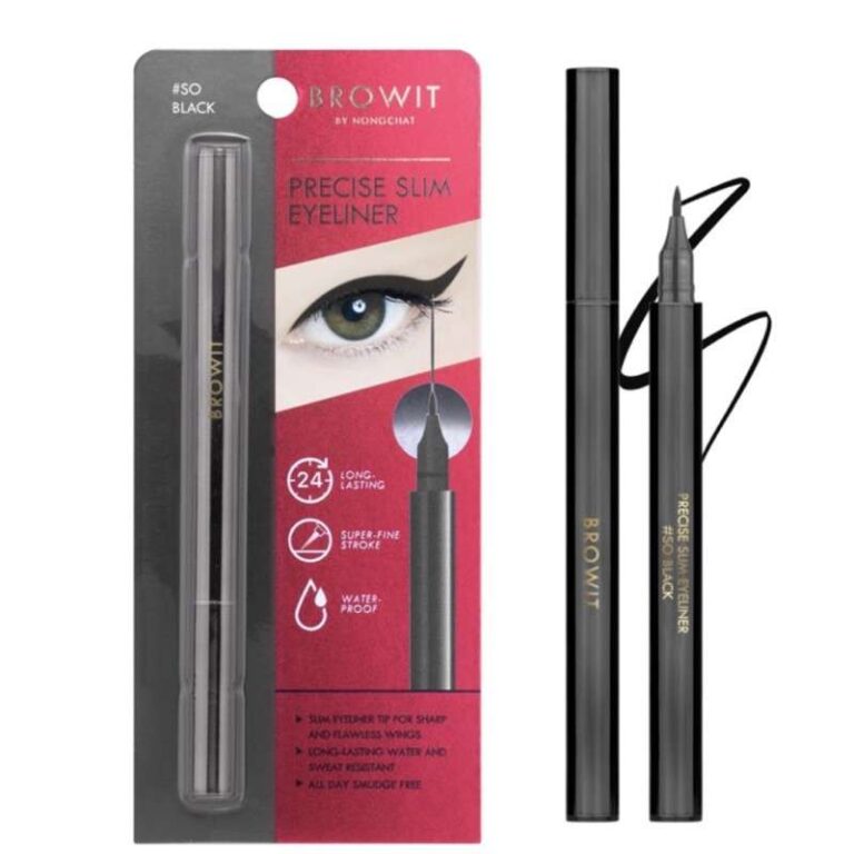 Browit 01# SO BLACK บราวอิท พรีไซส์ สลิม อายไลเนอร์ 0.6 มล.