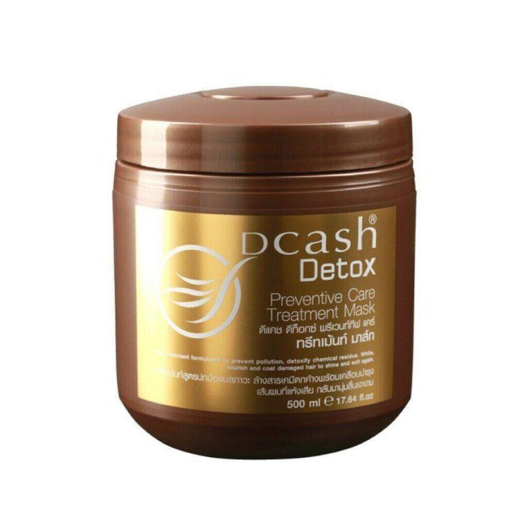 DCASH ดีแคช ดีท๊อกซ์ พรีเว้นท์ทีฟ แคร์ ทรีทเม้น มาส์ก ล้างสารเคมี 500 ml.