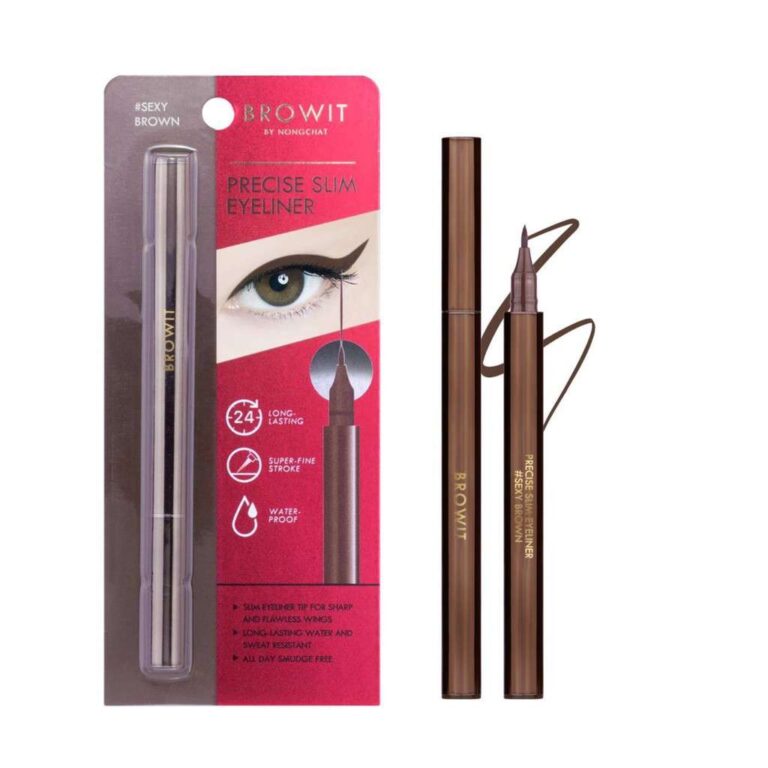 Browit 02#SEXY BROWN บราวอิท พรีไซส์ สลิม อายไลเนอร์ 0.6 มล.