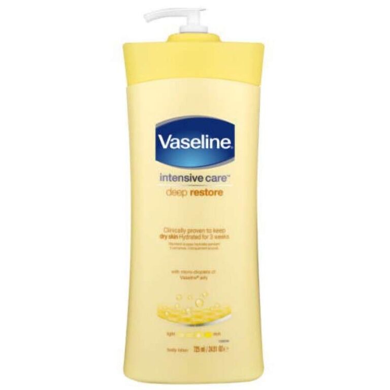 Vaseline วาสลีน Intensive Care Body Lotion Deep Restore 725ml.