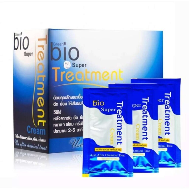 Green bio Super Treatment Cream กรีน ไบโอ ซุปเปอร์ ทรีทเม้นท์ 30มล.(ซองน้ำเงิน)