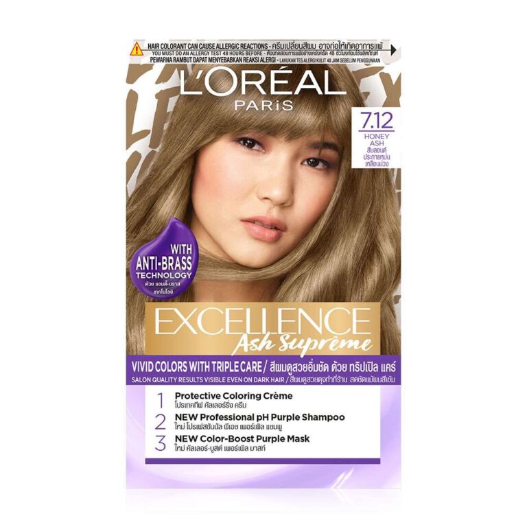 L'oreal (No 7.12) ลอรีอัล ปารีส เอ็กซ์เซลเลนซ์ ครีมเปลี่ยนสีผม