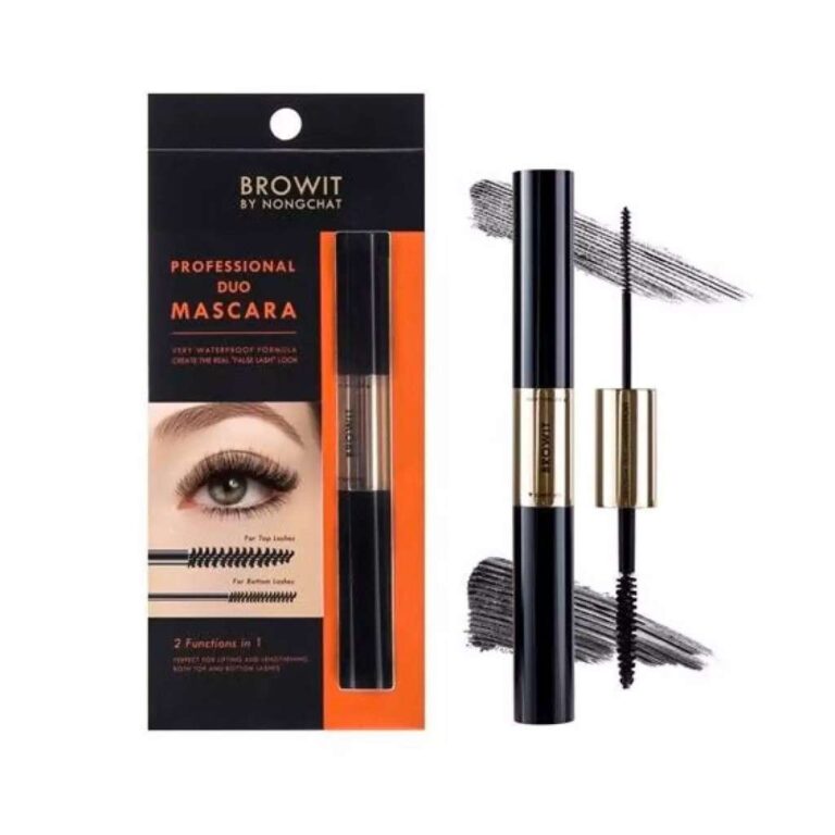 Browit By Nongchat Duo Mascara บราวอิท บาย น้องฉัตร #SEXY BLACK