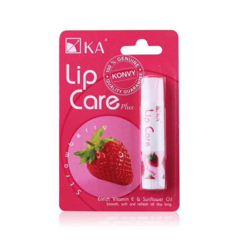 KA LIP CARE เค.เอ. ลิปแคร์ สีชมพู กลิ่นสตอเบอร์รี่