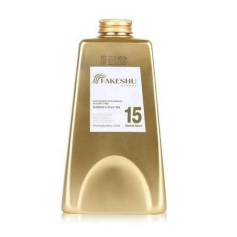 FAKESHU KERATIN(สีทอง) เฟคชู เคราตินเคลือบแก้ว 618ml.