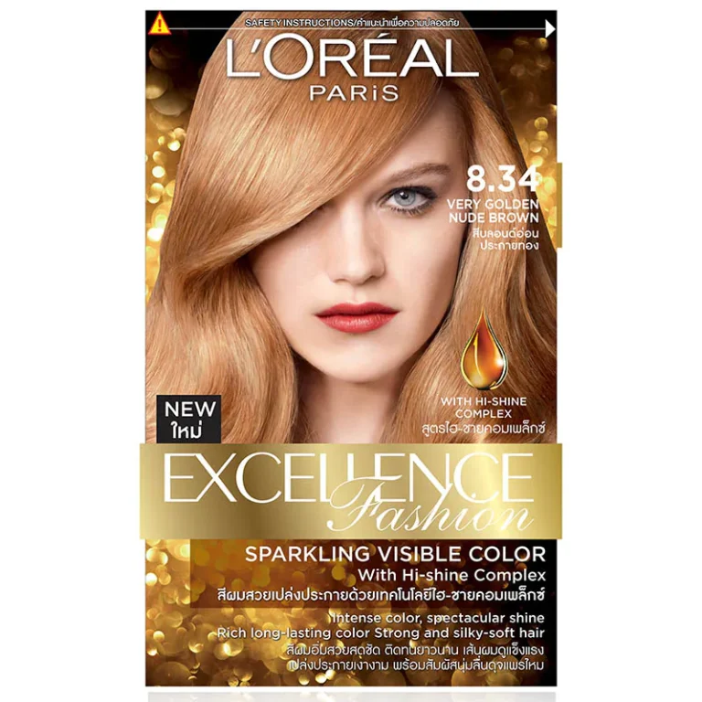 L'oreal (No 8.34) ลอรีอัล ปารีส เอ็กซ์เซลเลนซ์ ครีมเปลี่ยนสีผม