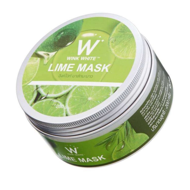 Wink White Lime Mask&Scub  วิ้งค์ไวท์ มาส์กมะนาว&สครับ 200g.