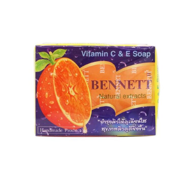 Bennett เบนเนท สบู่ วิตามินอี-ส้ม 130g.