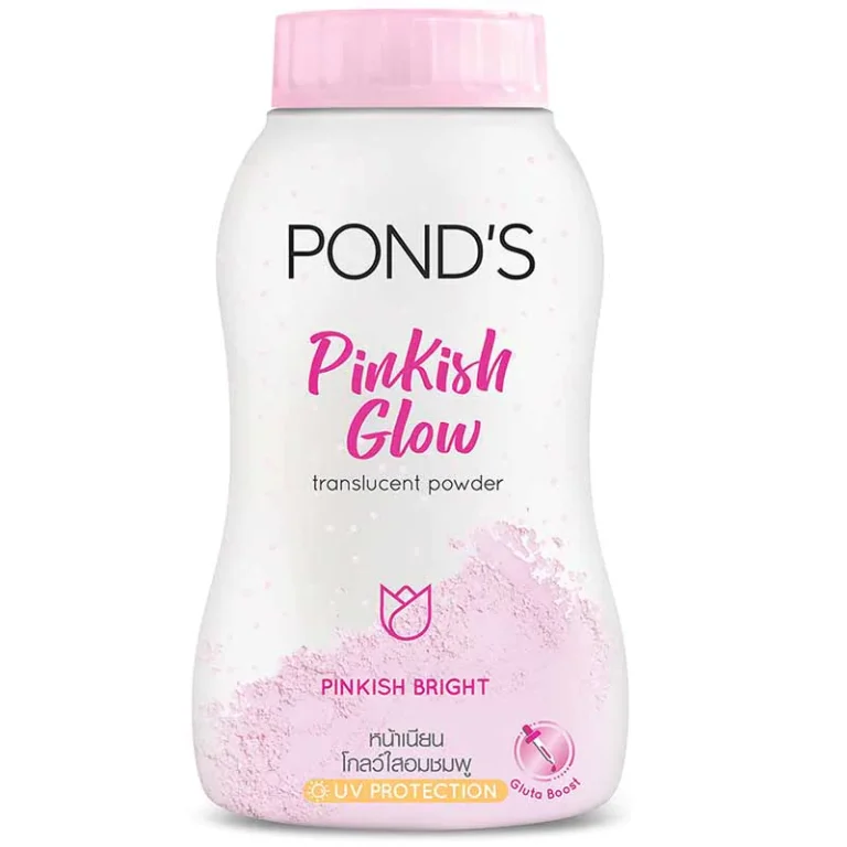 POND'Sพอนด์ส แองเจิล เฟส พิ้งคิช ไวท์ โกล์ว เฟส พาวเดอร์ 50 กรัม