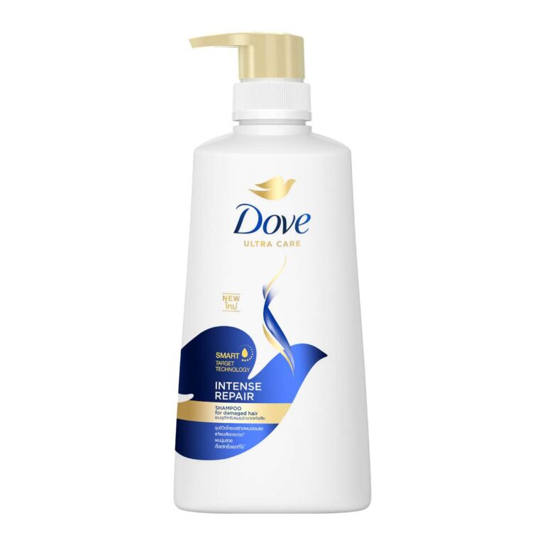 Dove โดฟ (สีน้ำเงิน) อินเทนซ์ รีแพร์ แชมพู สำหรับผมแห้งเสีย 450 มล