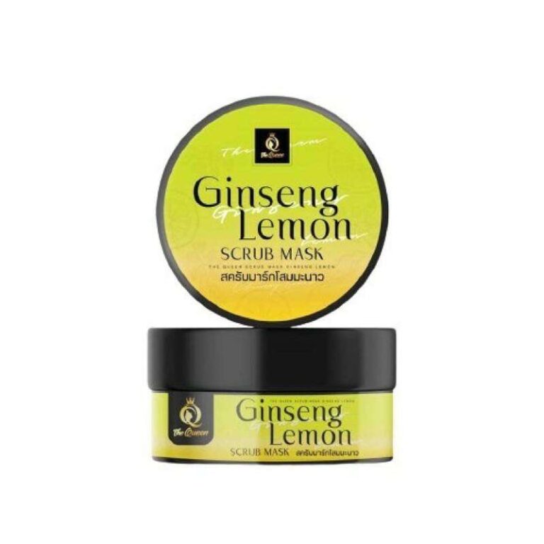 The Queen Ginseng Lemon Scrub Mask เดอะ ควีน สครับมาส์กโสมมะนาว 250g.