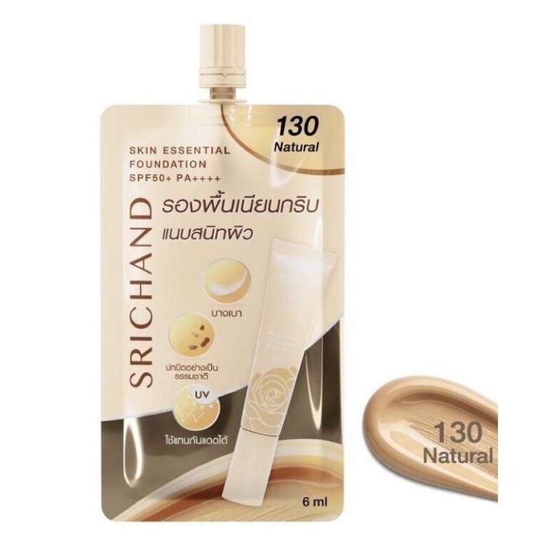 Srichand (130) ศรีจันทร์ สกิน เอสเซ็นเชียล ฟาวน์เดชั่น 6ml.