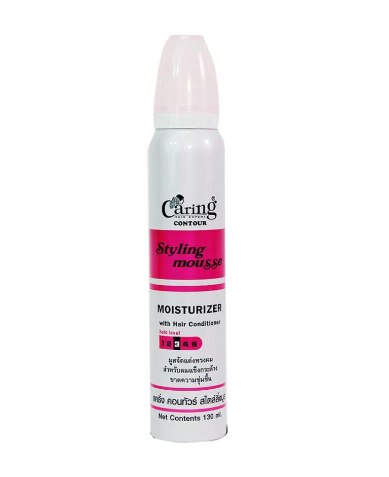 Caring แคริ่ง(ชมพู) สไตล์ลิ่งมูส 130ml.