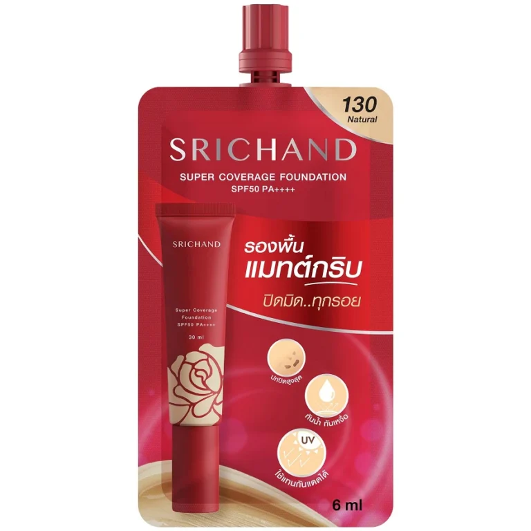 Srichand (130) ศรีจันทร์ ซูเปอร์ คัฟเวอเรจ ฟาวน์เดชั่น 6 มล.